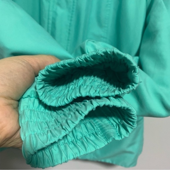 NORTHERN Reflections Teal Color Lightweight Windbreaker Size Medium - Picture 8 of 10